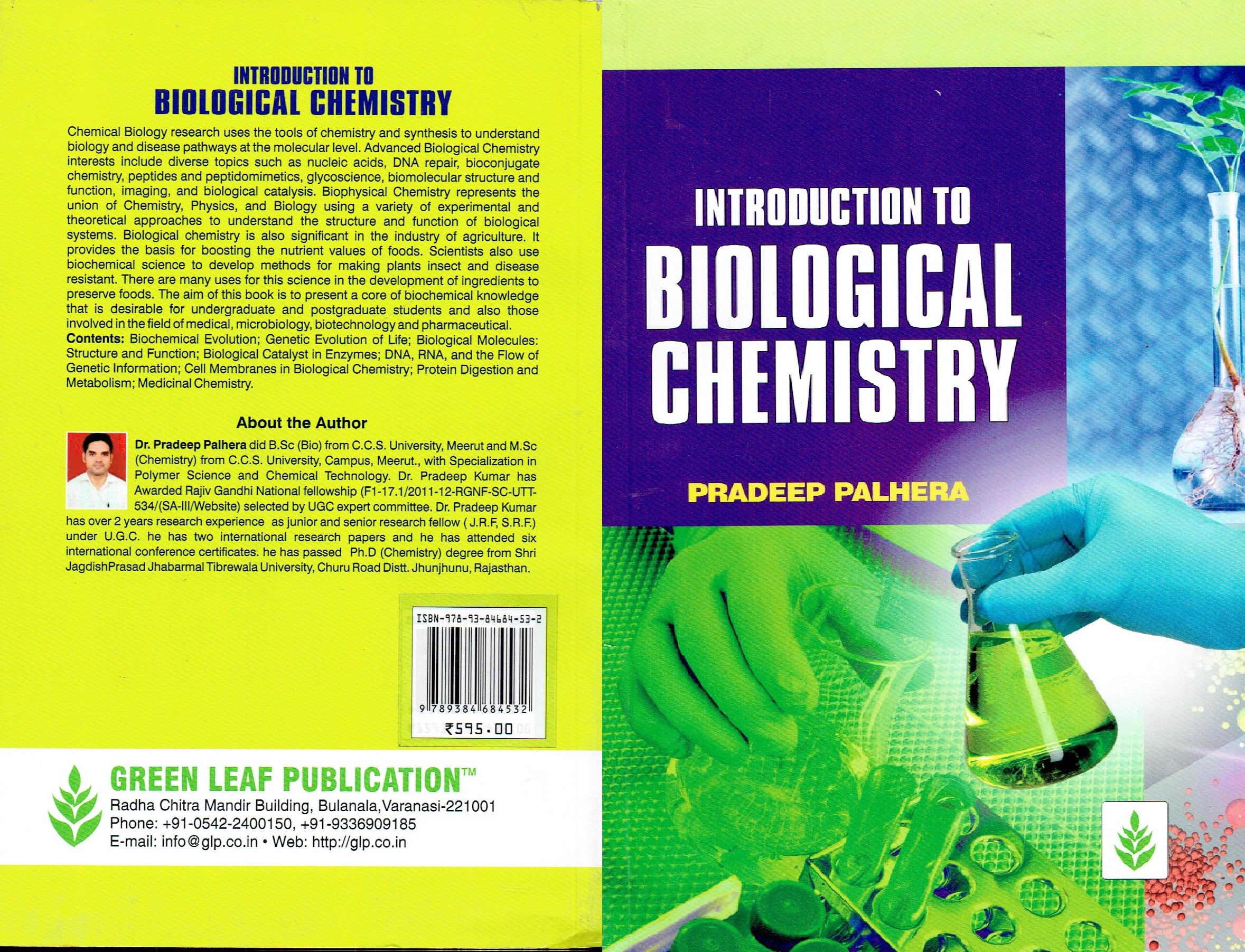 Introduction to Biological Chemistry